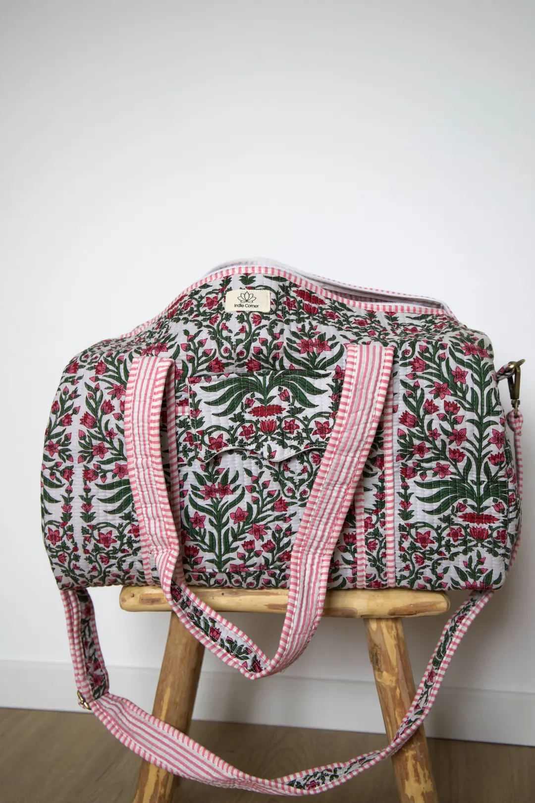 Sac de voyage matelassé motif Rani