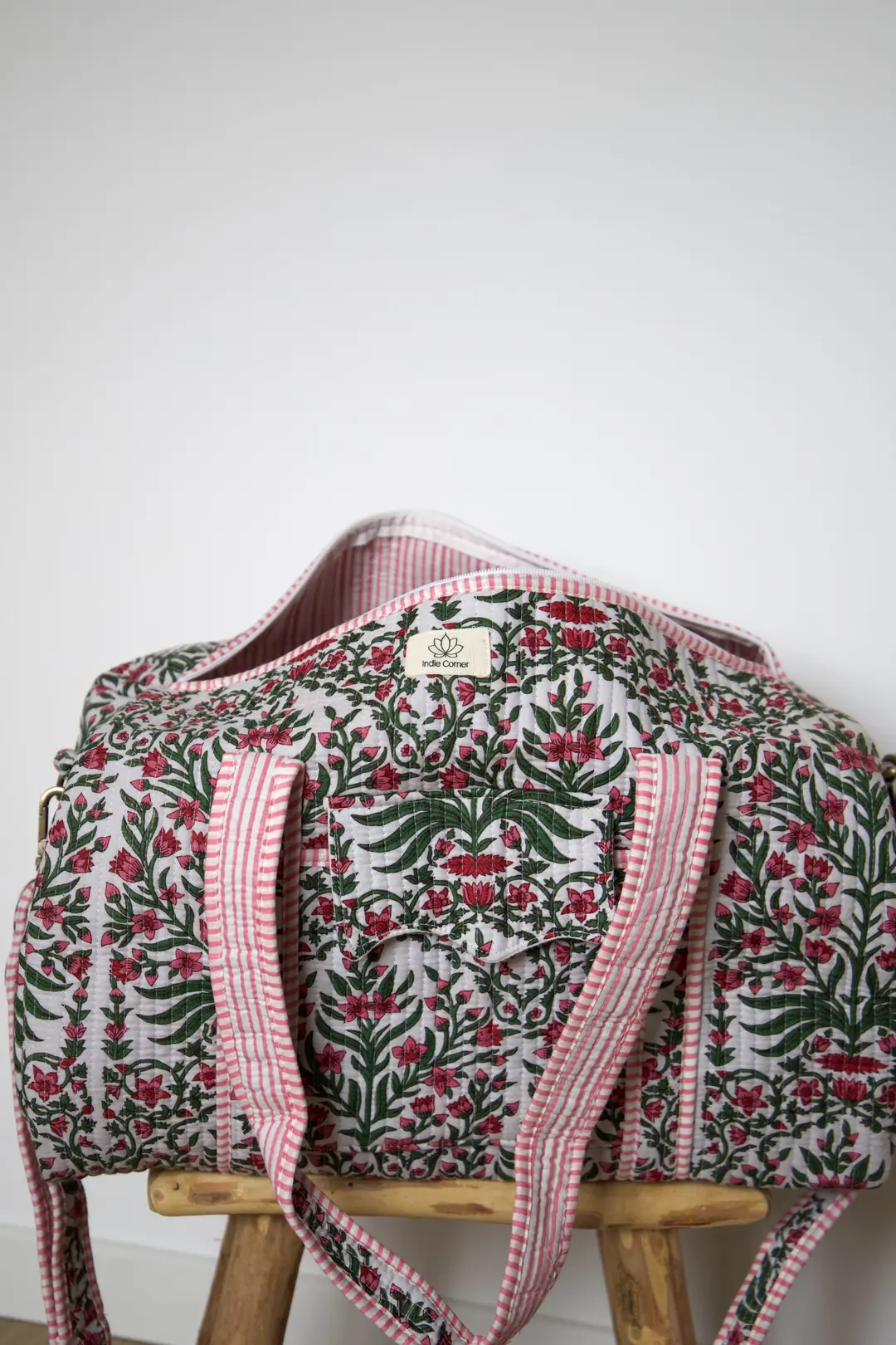 Sac de voyage matelassé motif Rani