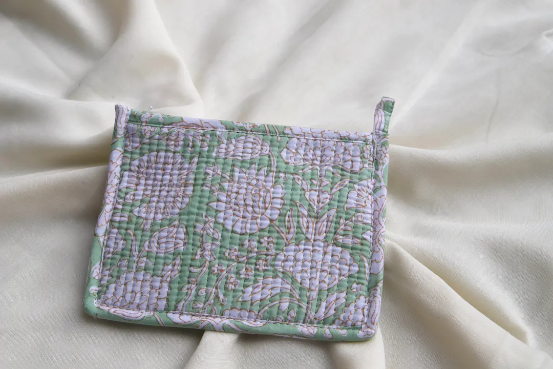 Pochette en coton matelassé Mithi