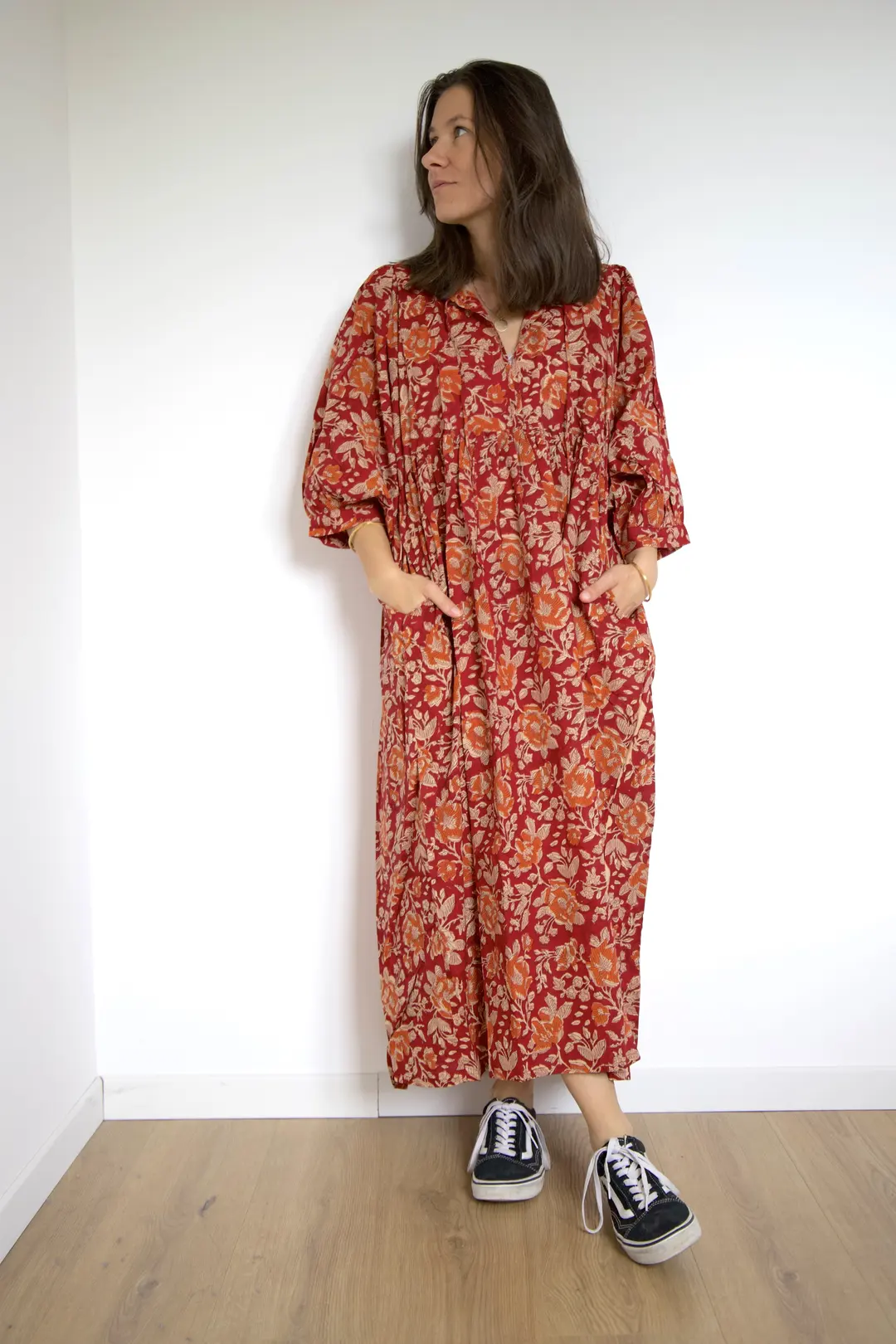 Robe longue coton motif Baarish