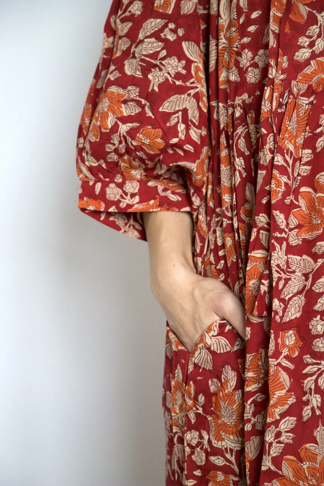 Robe longue coton motif Baarish