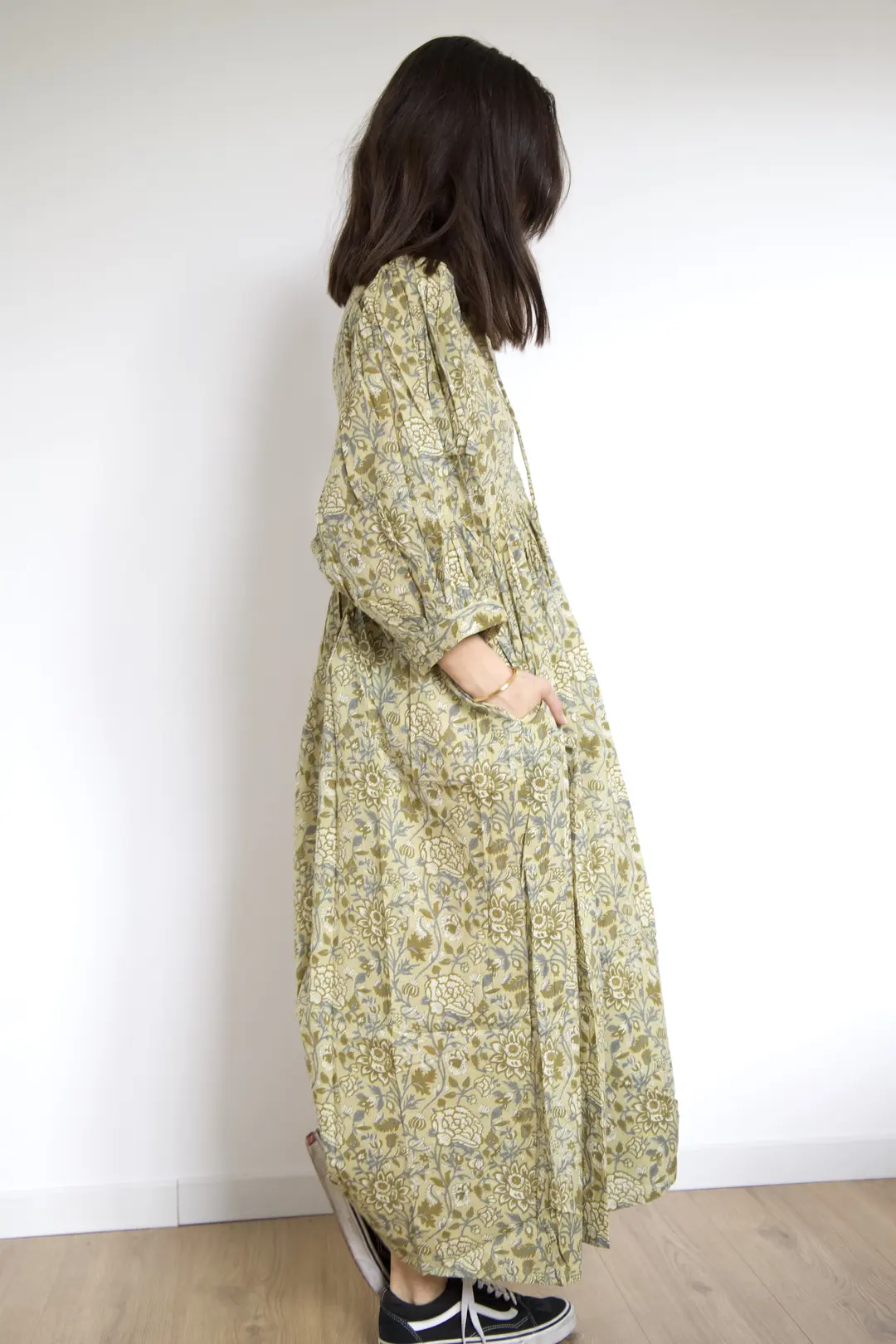 Robe longue en coton Sona