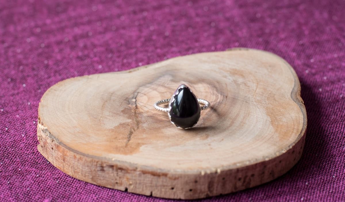 Bague en argent et tourmaline