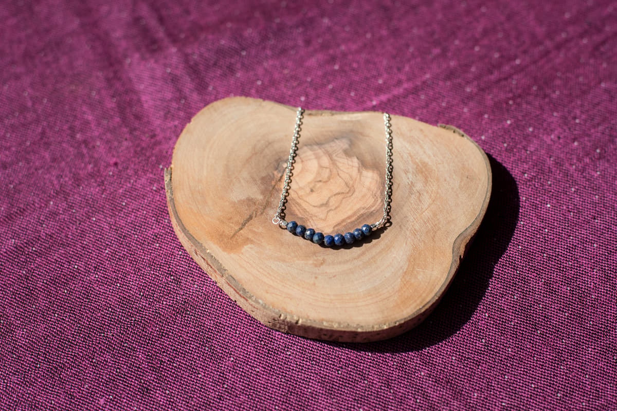 Collier en argent et Lapis Lazuli