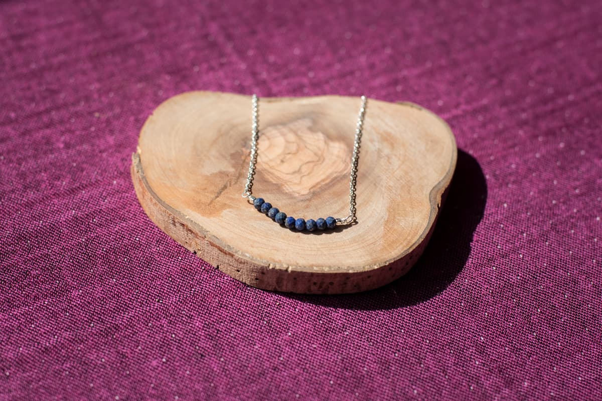 Collier en argent et Lapis Lazuli